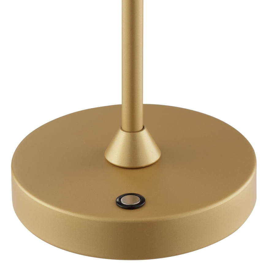 Brilliant - LED aptumšojama uzlādējama skārienjūtīga āra galda lampa ELORA LED/2,5W/5V 2700K 2600 mAh IP44 zelta