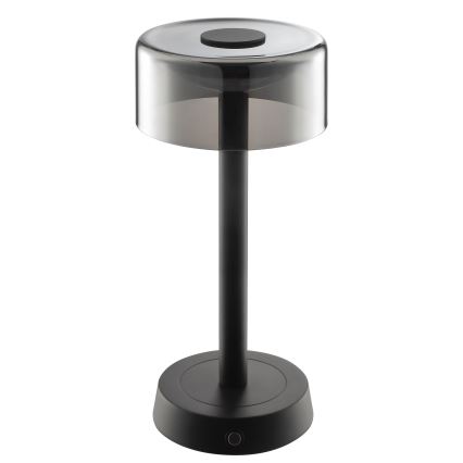 Brilliant - LED ar regulējamu spilgtumu uzlādējama skārienjūtīga āra galda lampa RAZOR LED/2,5W/5V 2700K 2600 mAh IP44 melna