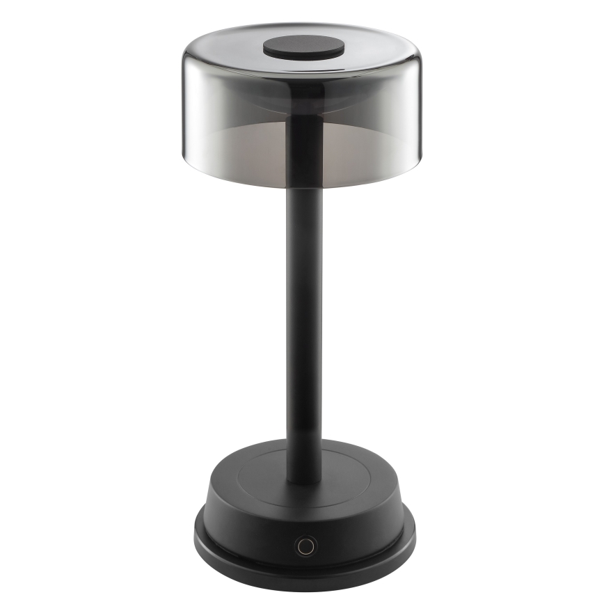 Brilliant - LED ar regulējamu spilgtumu uzlādējama skārienjūtīga āra galda lampa RAZOR LED/2,5W/5V 2700K 2600 mAh IP44 melna