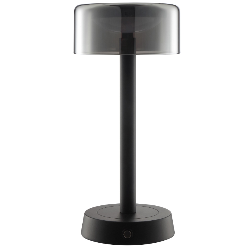 Brilliant - LED ar regulējamu spilgtumu uzlādējama skārienjūtīga āra galda lampa RAZOR LED/2,5W/5V 2700K 2600 mAh IP44 melna