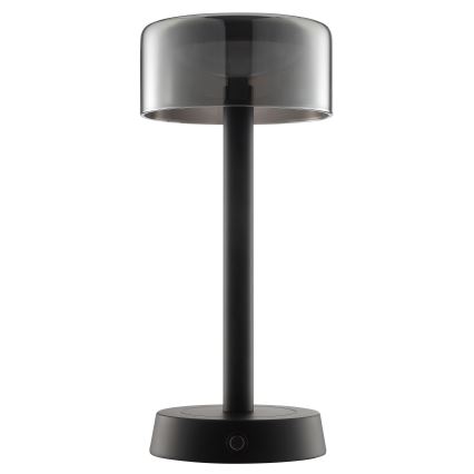 Brilliant - LED ar regulējamu spilgtumu uzlādējama skārienjūtīga āra galda lampa RAZOR LED/2,5W/5V 2700K 2600 mAh IP44 melna