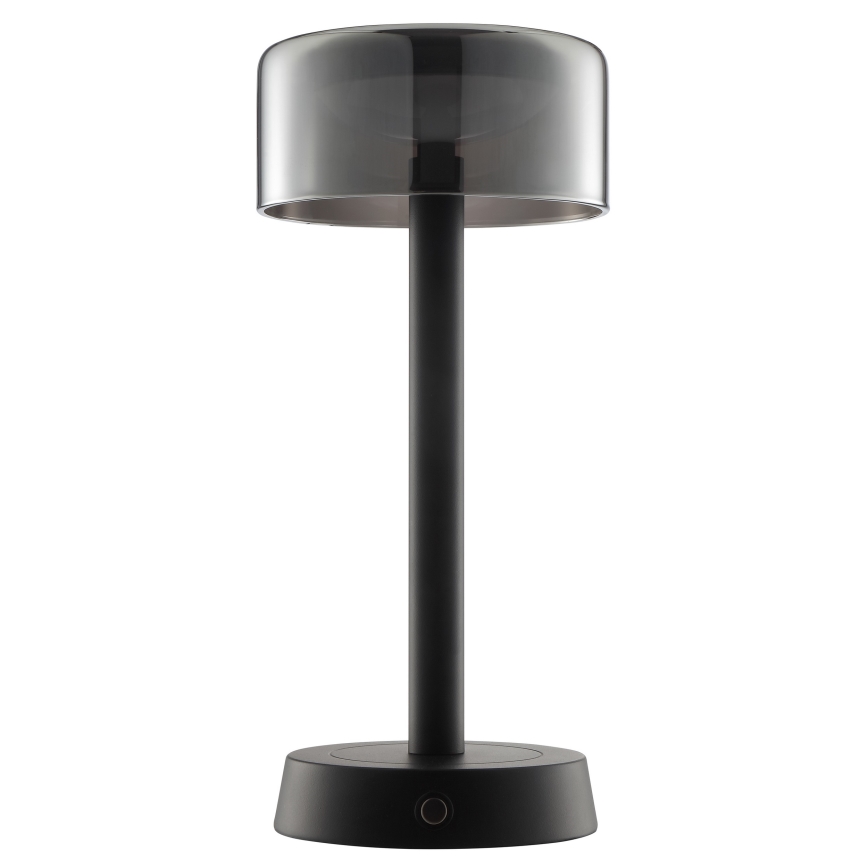 Brilliant - LED ar regulējamu spilgtumu uzlādējama skārienjūtīga āra galda lampa RAZOR LED/2,5W/5V 2700K 2600 mAh IP44 melna