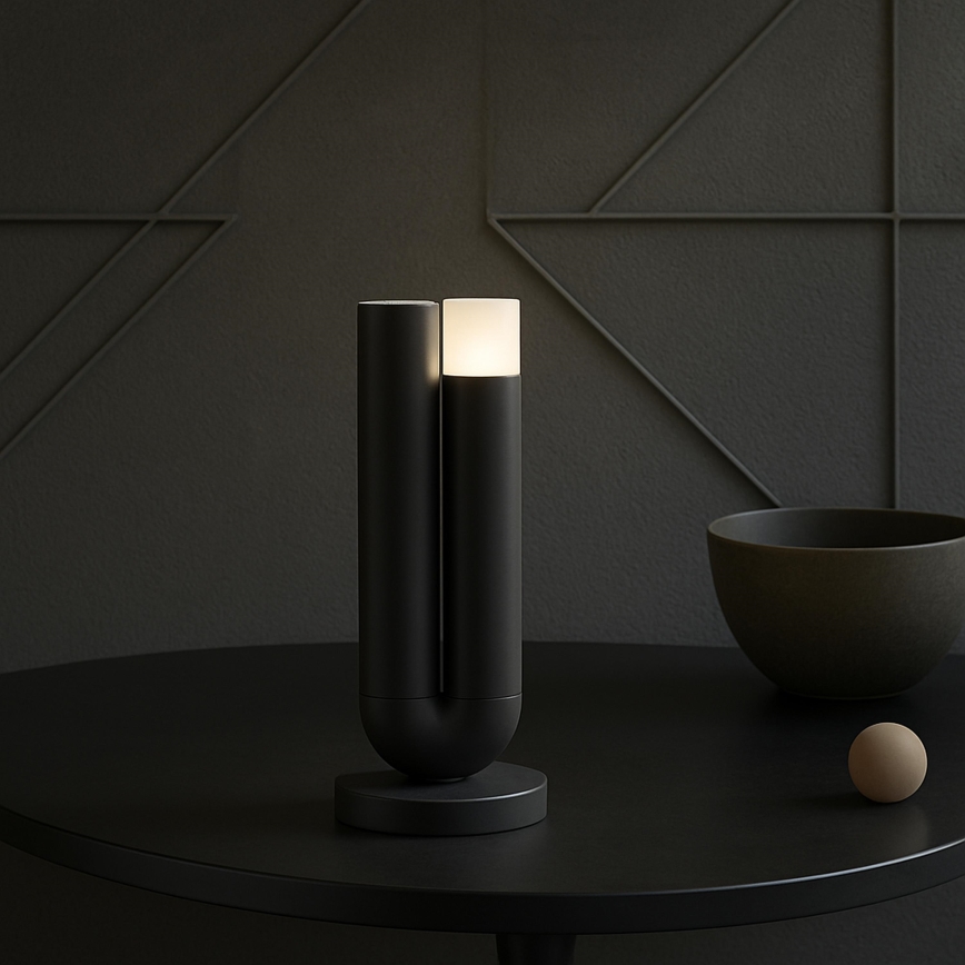 Brilliant - LED regulējama uzlādējamā skārienjūtīgā āra galda lampa SAYU LED/2,5W/5V 2700K 2600 mAh IP44 melna