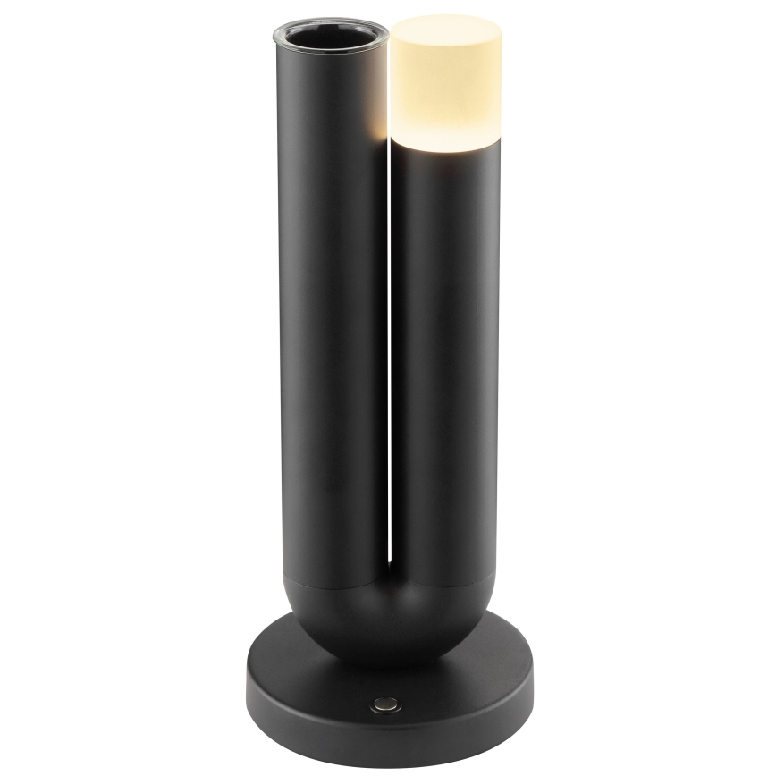 Brilliant - LED regulējama uzlādējamā skārienjūtīgā āra galda lampa SAYU LED/2,5W/5V 2700K 2600 mAh IP44 melna