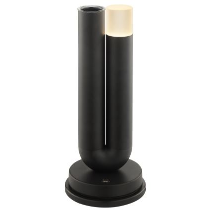 Brilliant - LED regulējama uzlādējamā skārienjūtīgā āra galda lampa SAYU LED/2,5W/5V 2700K 2600 mAh IP44 melna