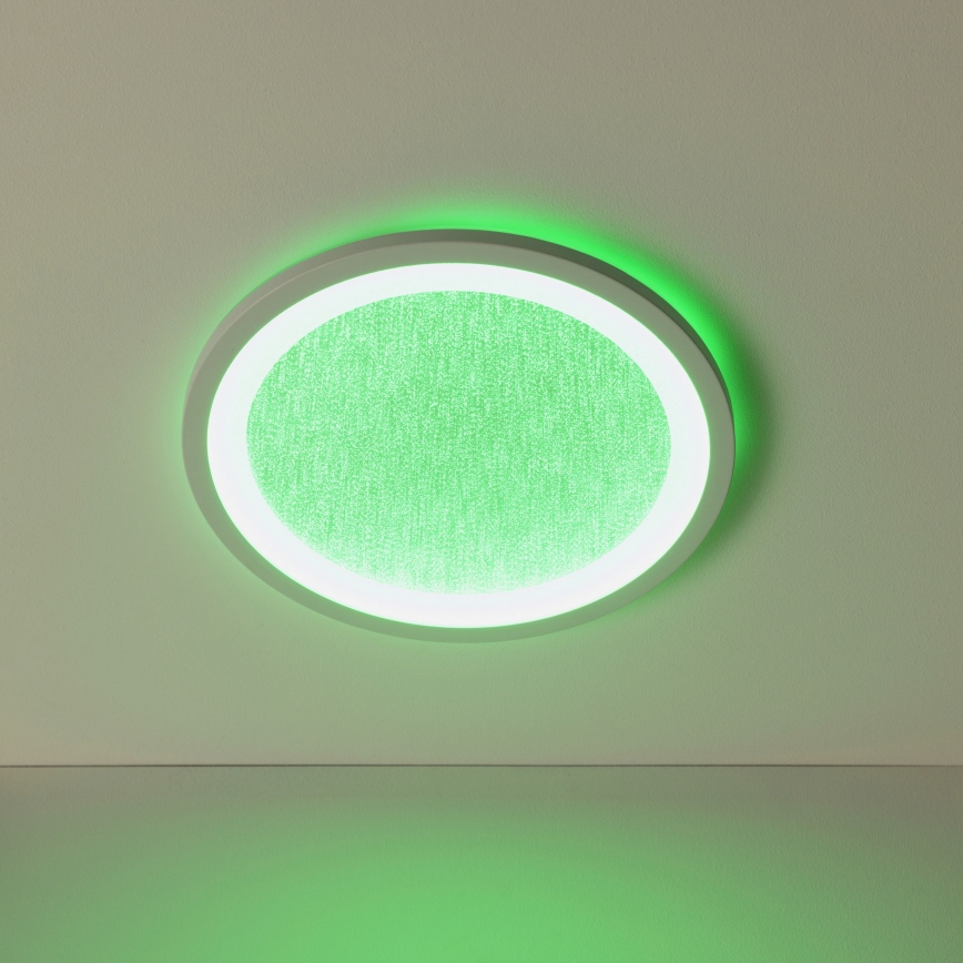 Brilliant - LED RGBW Aptumšojama griestu lampa TANIDA LED/22W/230V 3000-6500K+ tālvadības pults