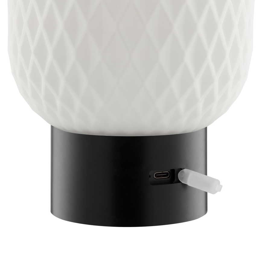 Brilliant - LED RGBW ar regulējamu spilgtumu uzlādējama skārienvadības āra galda lampa SARASTRO LED/3W/5V 2700K 1800 mAh IP44 balta