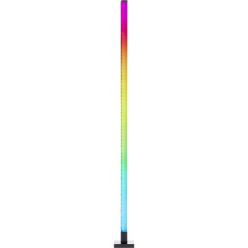 Brilliant - LED RGBW Aptumšojama grīdas stāvlampa NEELE LED/6,5W/230V melna + tālvadības pults