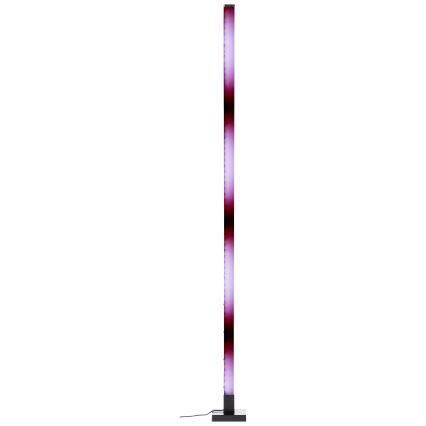 Brilliant - LED RGBW Aptumšojama grīdas stāvlampa NEELE LED/6,5W/230V melna + tālvadības pults
