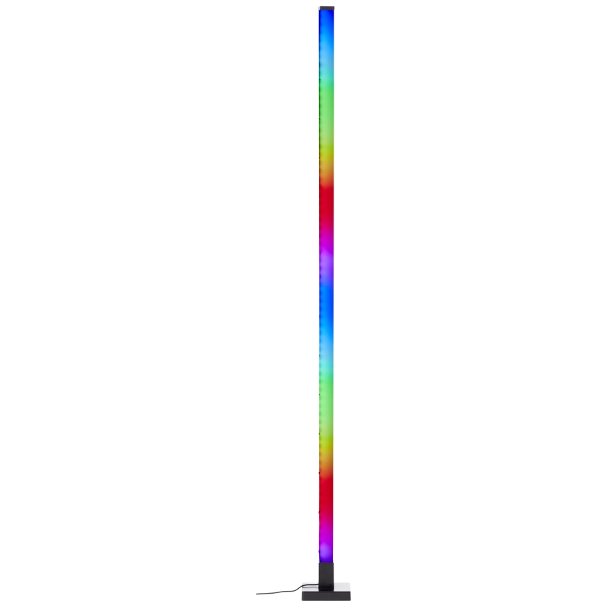 Brilliant - LED RGBW Aptumšojama grīdas stāvlampa NEELE LED/6,5W/230V melna + tālvadības pults