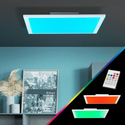 Brilliant - LED RGBW Aptumšojama griestu lampa ABIE LED/24W/230V 2700-6500K + tālvadības pults