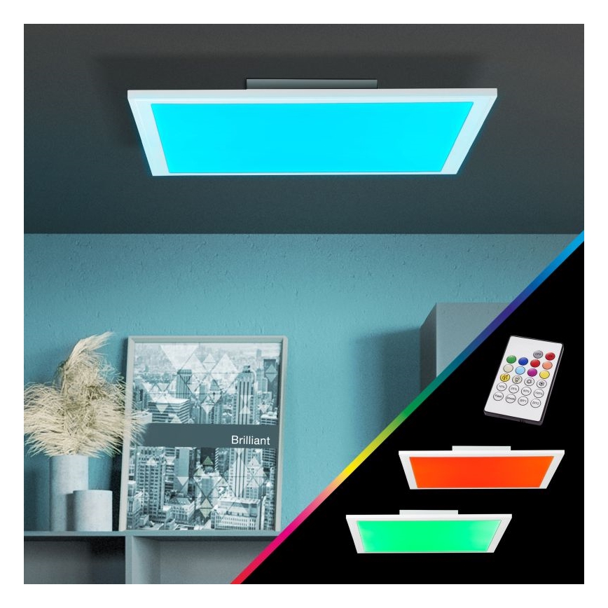 Brilliant - LED RGBW Aptumšojama griestu lampa ABIE LED/24W/230V 2700-6500K + tālvadības pults