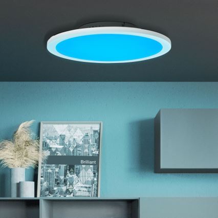 Brilliant - LED RGBW Aptumšojama griestu lampa ABIE LED/24W/230V 2700-6500K + tālvadības pults