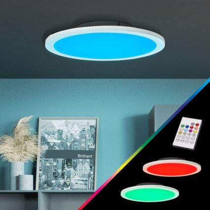 Brilliant - LED RGBW Aptumšojama griestu lampa ABIE LED/24W/230V 2700-6500K + tālvadības pults