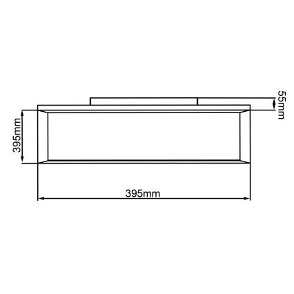 Brilliant - LED RGBW Aptumšojama griestu lampa ALLIE LED/24W/230V 2700-6500K + tālvadības pults
