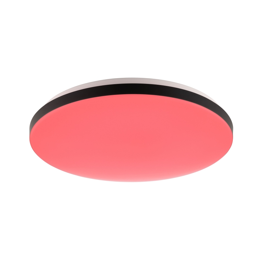 Brilliant - LED RGBW Aptumšojama griestu lampa LIVIO LED/20W/230V 3000-6500K d. 49 cm melna + tālvadības pults