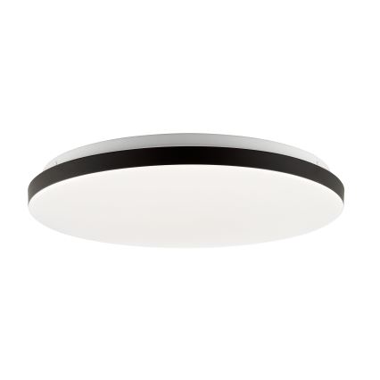 Brilliant - LED RGBW Aptumšojama griestu lampa LIVIO LED/20W/230V 3000-6500K d. 49 cm melna + tālvadības pults