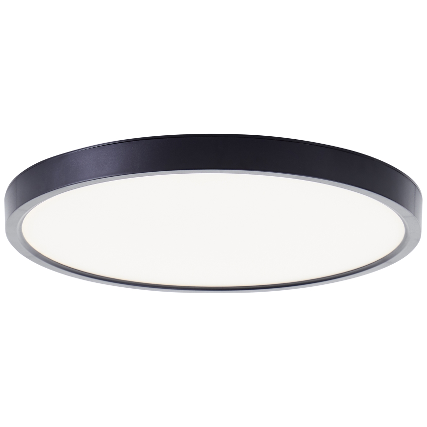 Brilliant - LED RGBW Aptumšojama griestu lampa LOTTI LED/16W/230V 3000K d. 30 cm melna Wi-Fi Tuya + tālvadības pults