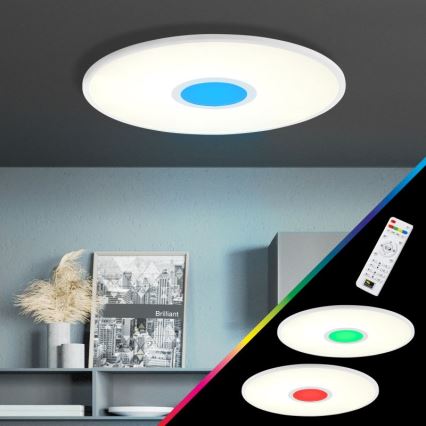 Brilliant - LED RGBW Aptumšojama griestu lampa ODELLA LED/24W/230V 2700-6500K + tālvadības pults