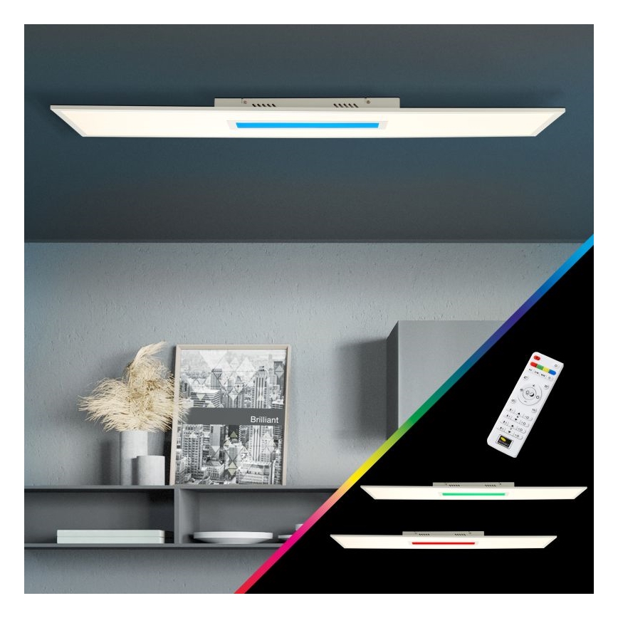 Brilliant - LED RGBW Aptumšojama griestu lampa ODELLA LED/37W/230V 2700-6500K + tālvadības pults