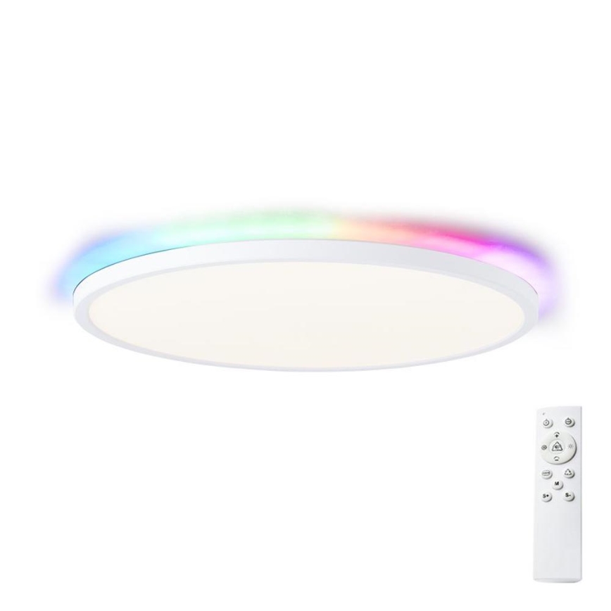 Brilliant - LED RGBW Aptumšojama griestu lampa SALTERY LED/22W/230V 3000-6500K + tālvadības pults
