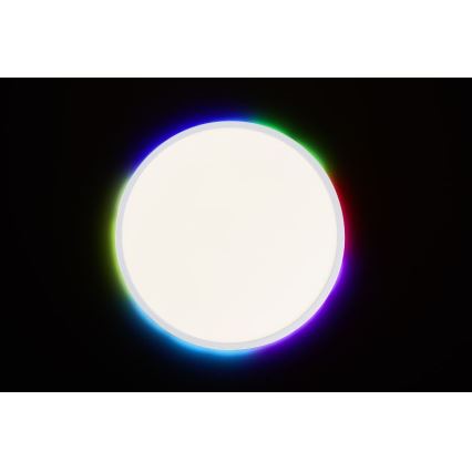 Brilliant - LED RGBW Aptumšojama griestu lampa SALTERY LED/22W/230V 3000-6500K + tālvadības pults