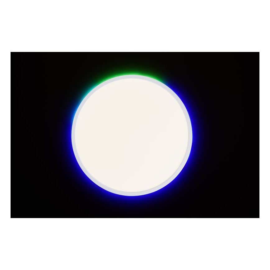 Brilliant - LED RGBW Aptumšojama griestu lampa SALTERY LED/22W/230V 3000-6500K + tālvadības pults