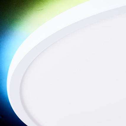 Brilliant - LED RGBW Aptumšojama griestu lampa SALTERY LED/22W/230V 3000-6500K + tālvadības pults