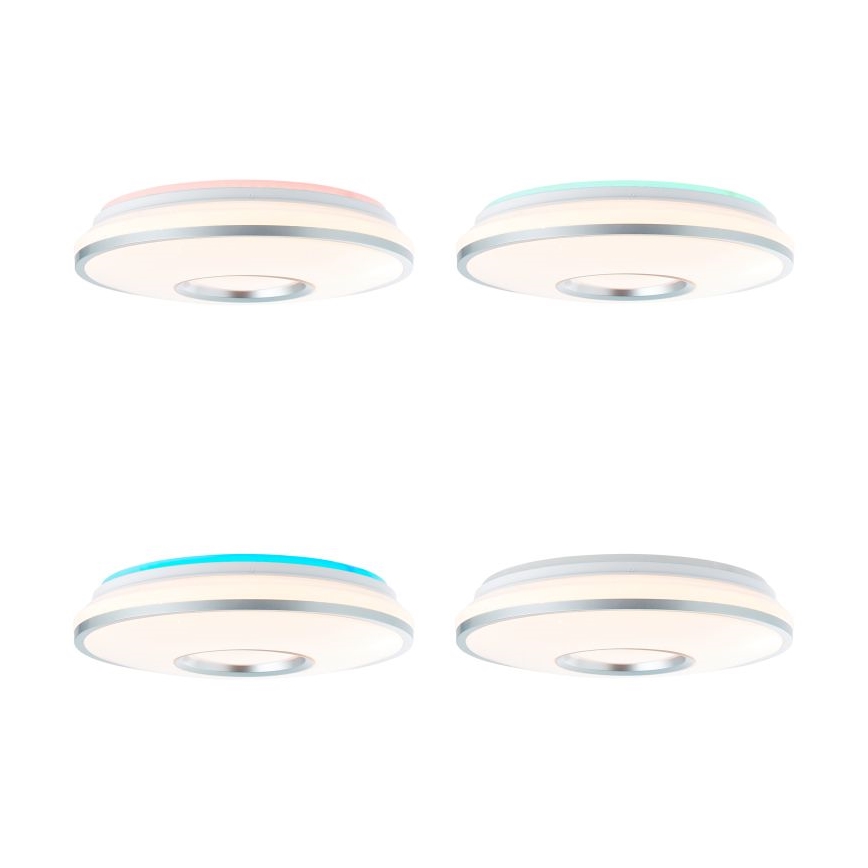 Brilliant - LED RGBW Aptumšojama griestu lampa VISITATION LED/24W/230V 3000-6500K + tālvadības pults