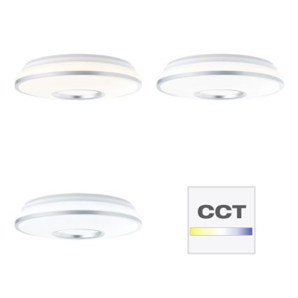 Brilliant - LED RGBW Aptumšojama griestu lampa VISITATION LED/24W/230V 3000-6500K + tālvadības pults