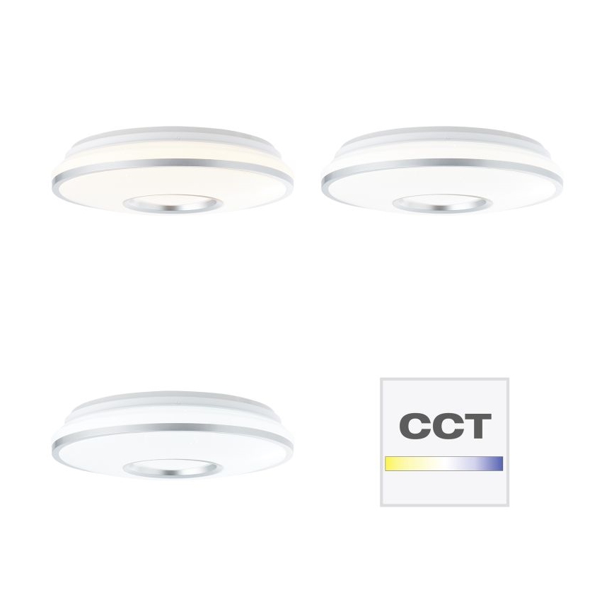 Brilliant - LED RGBW Aptumšojama griestu lampa VISITATION LED/24W/230V 3000-6500K + tālvadības pults