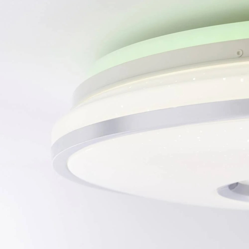Brilliant - LED RGBW Aptumšojama griestu lampa VISITATION LED/32W/230V 3000-6500K + tālvadības pults