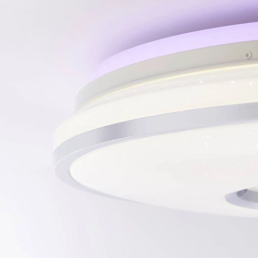 Brilliant - LED RGBW Aptumšojama griestu lampa VISITATION LED/32W/230V 3000-6500K + tālvadības pults
