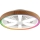 Brilliant - LED RGBW Aptumšojams griestu ventilators GAIANO LED/24W/230V 2700-6500K d. 48 cm brūna + tālvadības pults