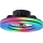 Brilliant - LED RGBW Aptumšojams griestu ventilators MONDELLO LED/26W/230V 2700-6500K d. 41 cm melna + tālvadības pults