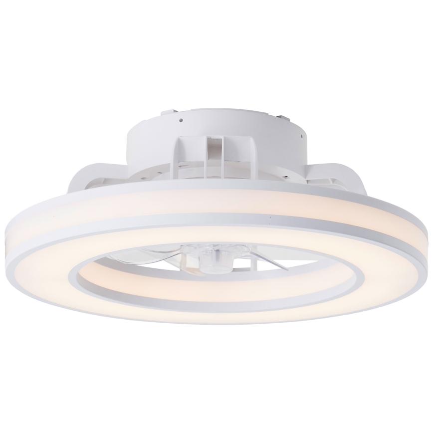 Brilliant - LED RGBW Aptumšojams griestu ventilators MONDELLO LED/26W/230V 2700-6500K d. 41,5 cm balta + tālvadības pults