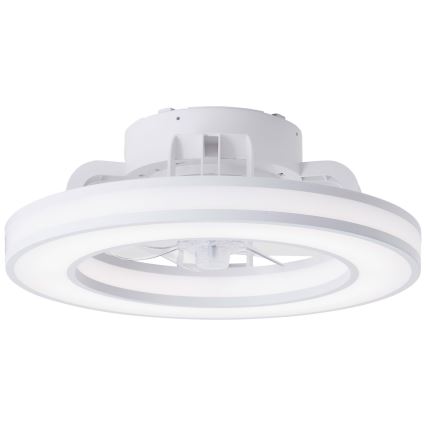 Brilliant - LED RGBW Aptumšojams griestu ventilators MONDELLO LED/26W/230V 2700-6500K d. 41,5 cm balta + tālvadības pults