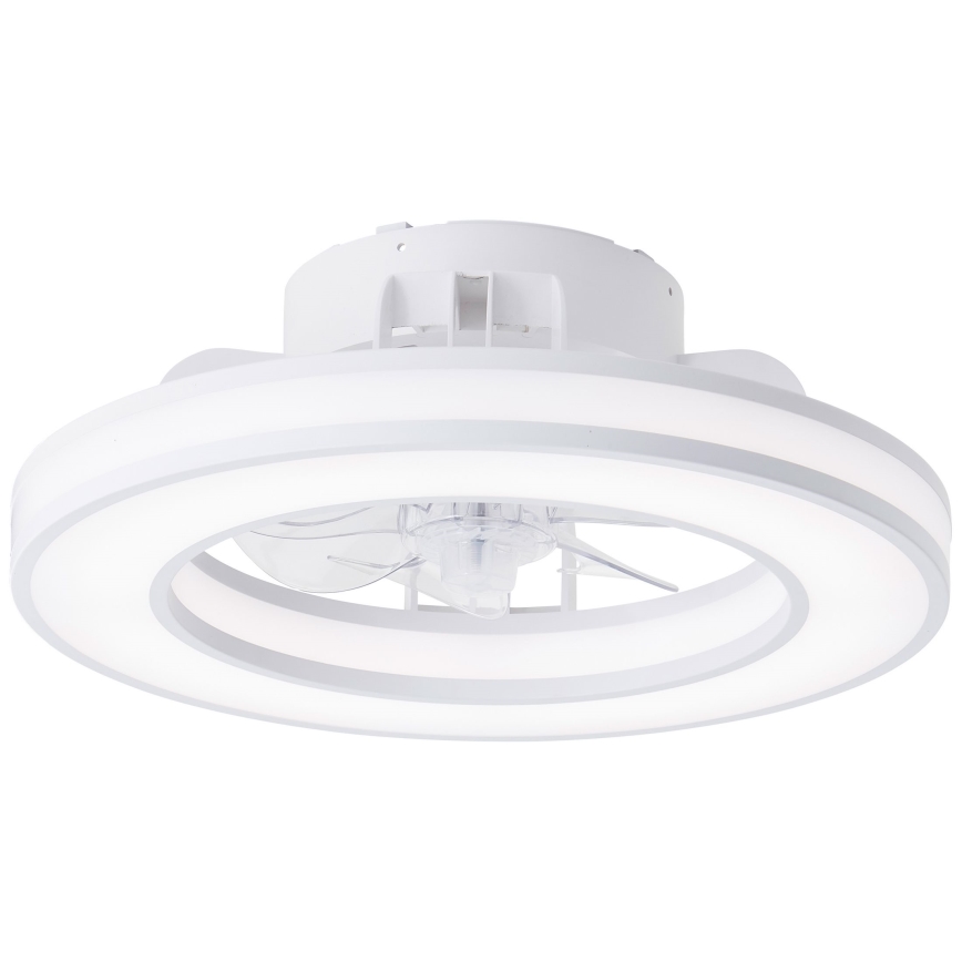 Brilliant - LED RGBW Aptumšojams griestu ventilators MONDELLO LED/26W/230V 2700-6500K d. 41,5 cm balta + tālvadības pults