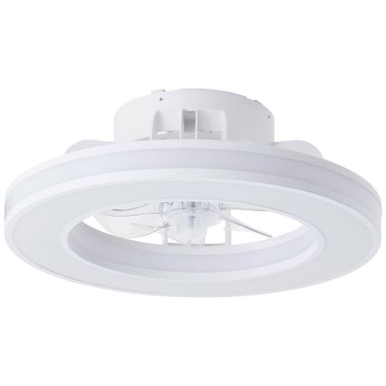 Brilliant - LED RGBW Aptumšojams griestu ventilators MONDELLO LED/26W/230V 2700-6500K d. 41,5 cm balta + tālvadības pults