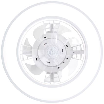Brilliant - LED RGBW Aptumšojams griestu ventilators MONDELLO LED/26W/230V 2700-6500K d. 41,5 cm balta + tālvadības pults