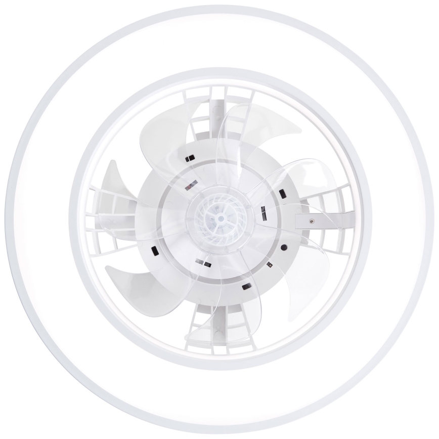 Brilliant - LED RGBW Aptumšojams griestu ventilators MONDELLO LED/26W/230V 2700-6500K d. 41,5 cm balta + tālvadības pults