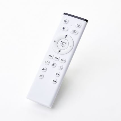 Brilliant - LED RGBW Aptumšojams griestu ventilators MONDELLO LED/26W/230V 2700-6500K d. 41 cm melna + tālvadības pults