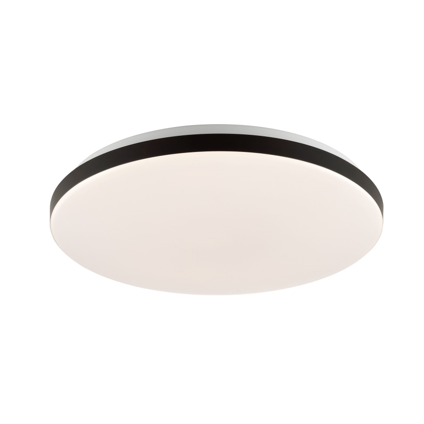 Brilliant - LED RGBW dimbējams griestu gaismeklis LIVIO LED/20W/230V 3000-6500K diam. 38,5 cm melns + tālvadības pults