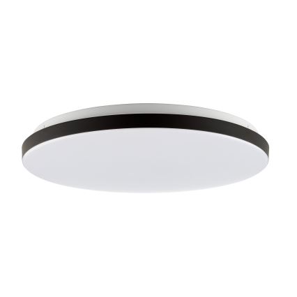 Brilliant - LED RGBW dimbējams griestu gaismeklis LIVIO LED/20W/230V 3000-6500K diam. 38,5 cm melns + tālvadības pults