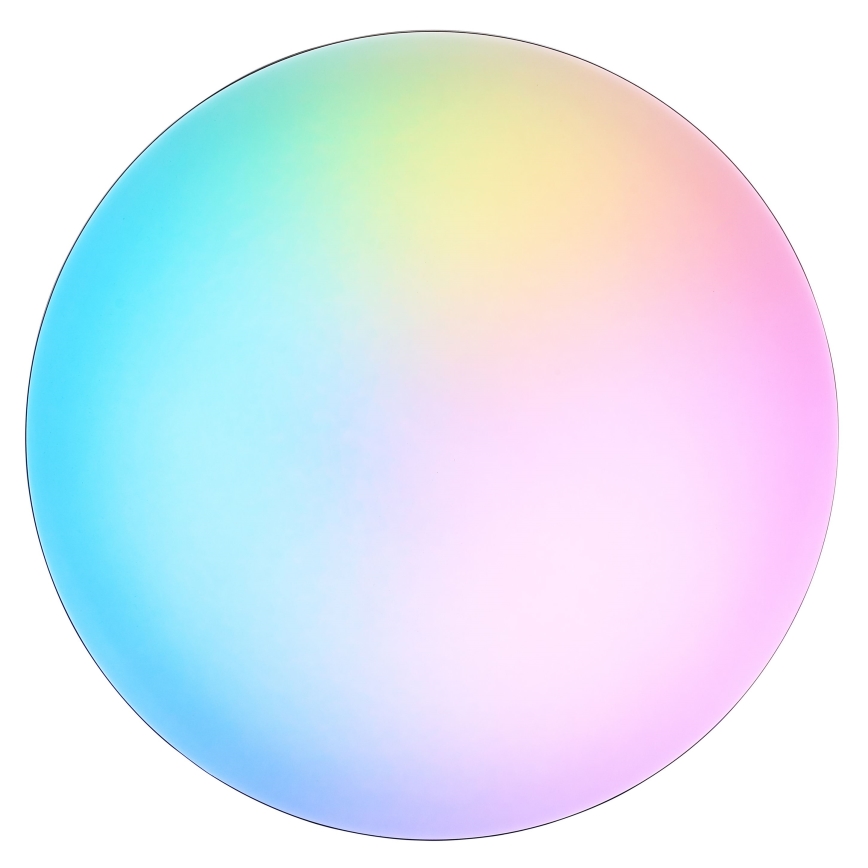 Brilliant - LED RGBW dimbējams griestu gaismeklis LIVIO LED/20W/230V 3000-6500K diam. 38,5 cm melns + tālvadības pults