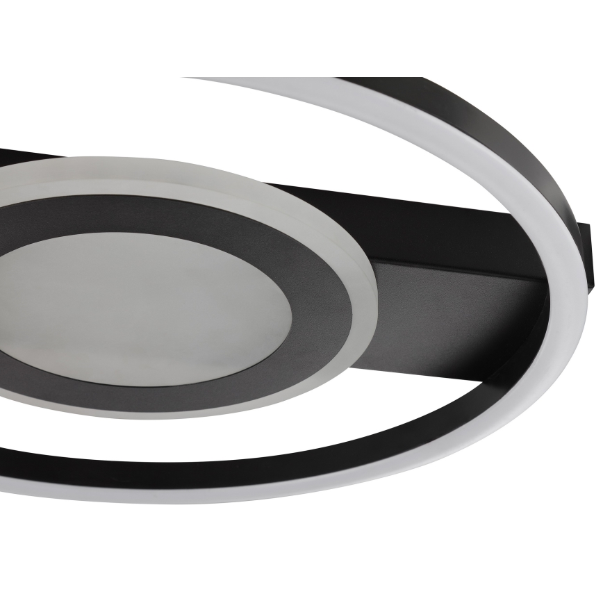 Brilliant - LED RGBW aptumšojams griestu gaismeklis MAUREEN LED/20W/230V 3000-6500K melns + tālvadības pults