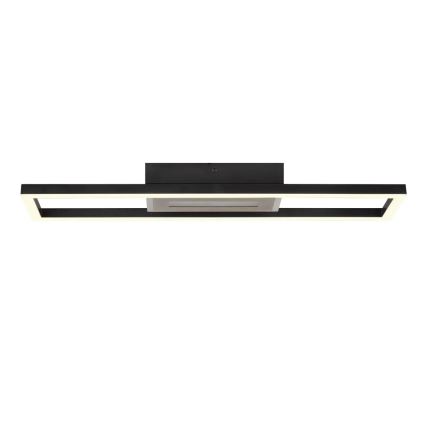 Brilliant - LED RGBW ar regulējamu spilgtumu griestu gaismeklis BESSON LED/20W/230V 3000-6500K melns + tālvadības pults