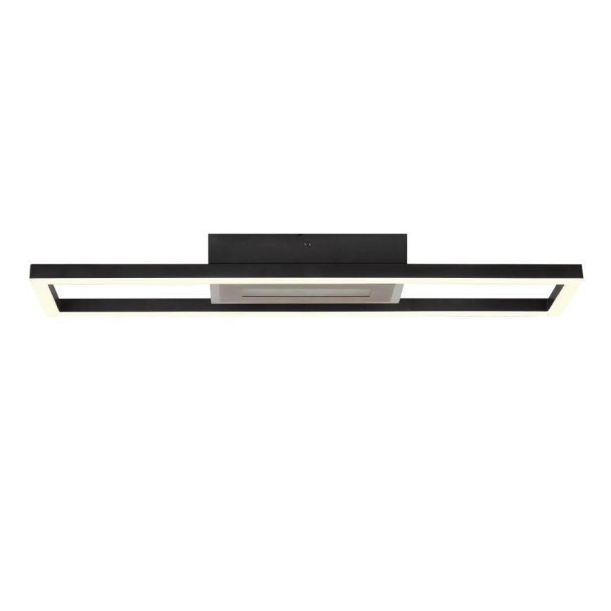Brilliant - LED RGBW ar regulējamu spilgtumu griestu gaismeklis BESSON LED/20W/230V 3000-6500K melns + tālvadības pults