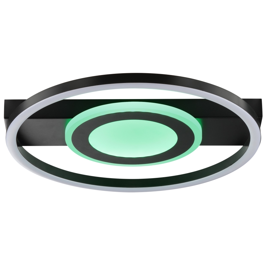 Brilliant - LED RGBW aptumšojams griestu gaismeklis MAUREEN LED/20W/230V 3000-6500K melns + tālvadības pults