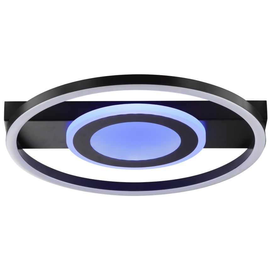 Brilliant - LED RGBW aptumšojams griestu gaismeklis MAUREEN LED/20W/230V 3000-6500K melns + tālvadības pults